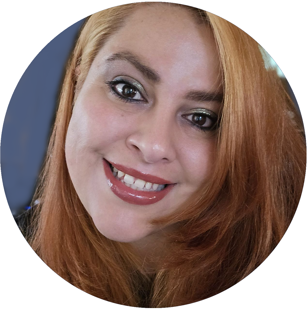 profile picture in a circle frame