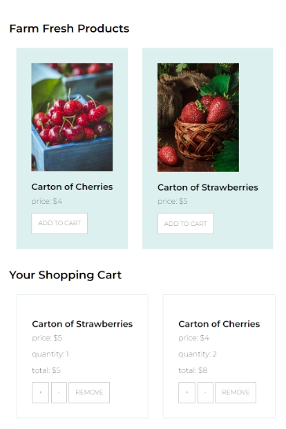 Simple Shopping Cart